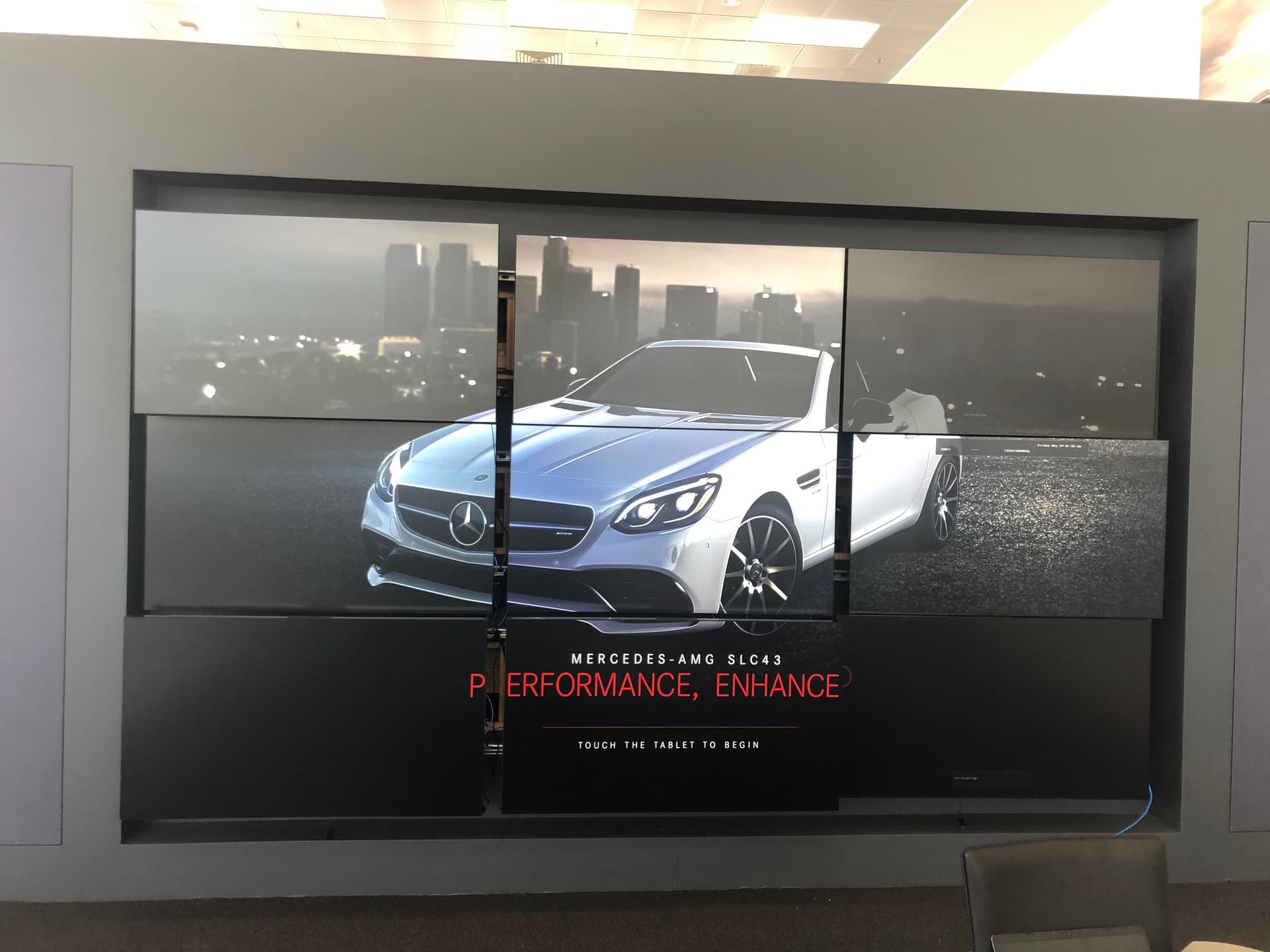 3x3 Video Wall Installation at Mercedes-Benz Naples