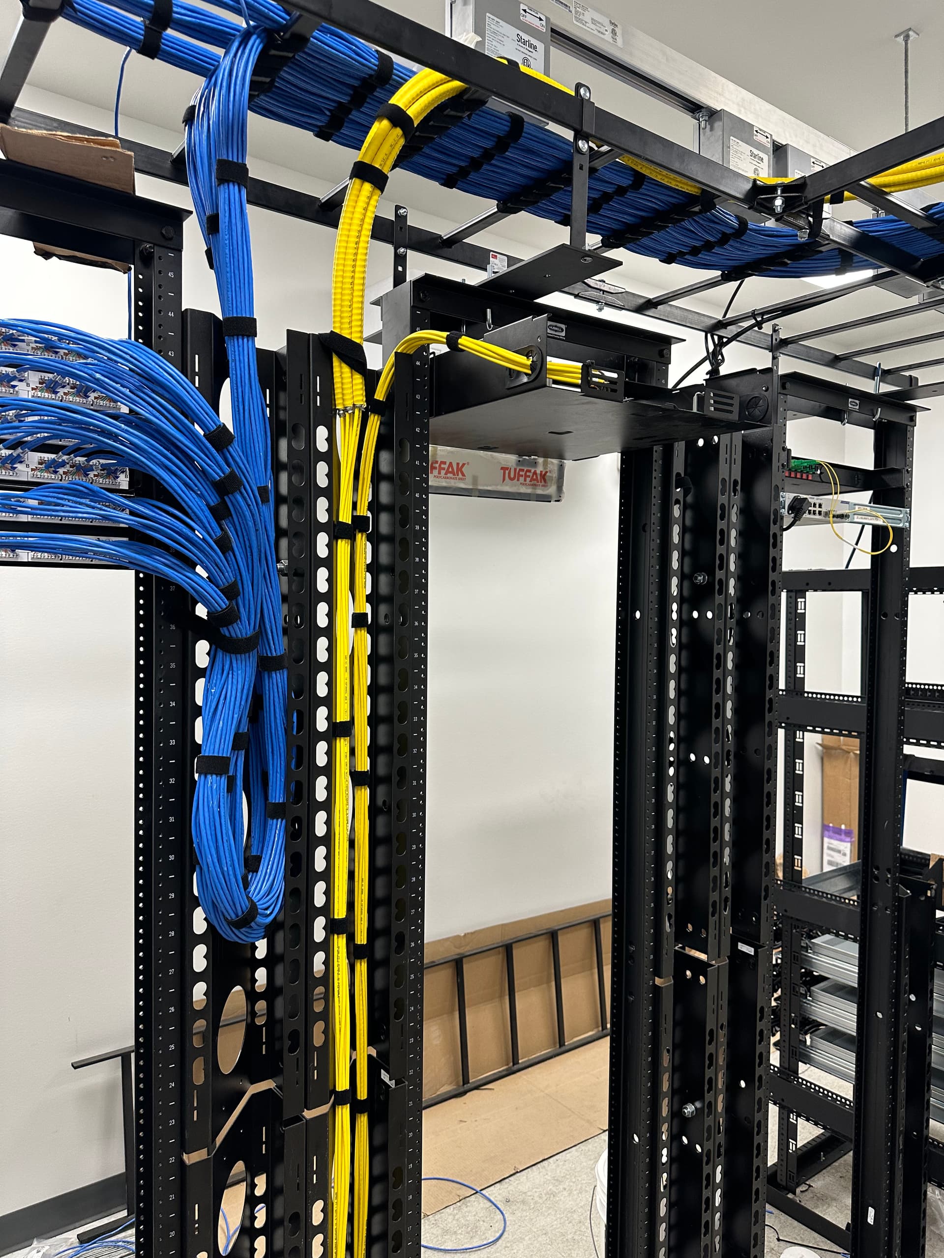 Gallery photos for Full Data Cabling and Fiber Install at a 1 Million Sq Ft Warehouse in Fairless Hills PA: Image #1