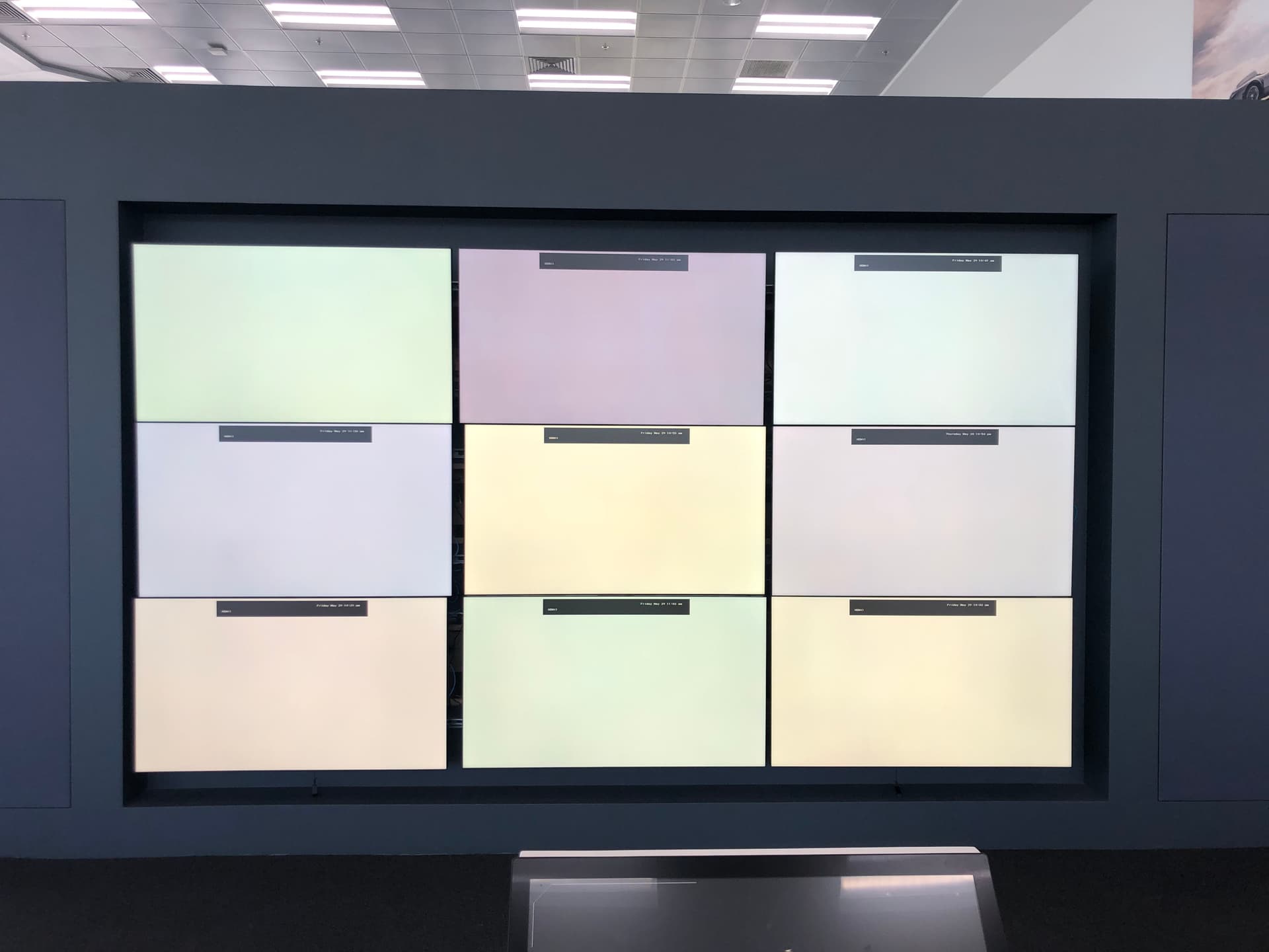 Gallery photos for 3x3 Video Wall Installation at Mercedes-Benz Naples: Image #7