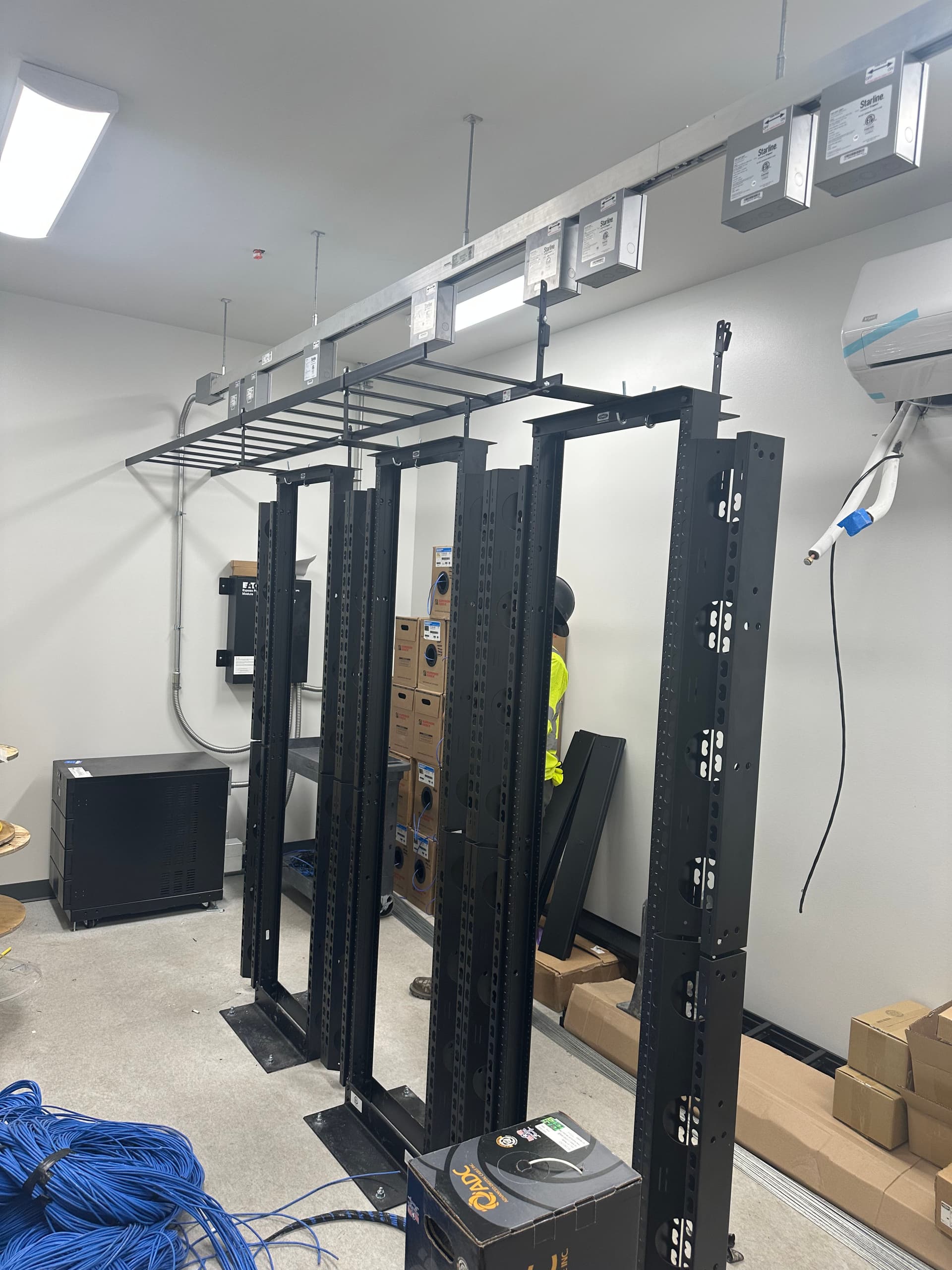 Gallery photos for Full Data Cabling and Fiber Install at a 1 Million Sq Ft Warehouse in Fairless Hills PA: Image #6