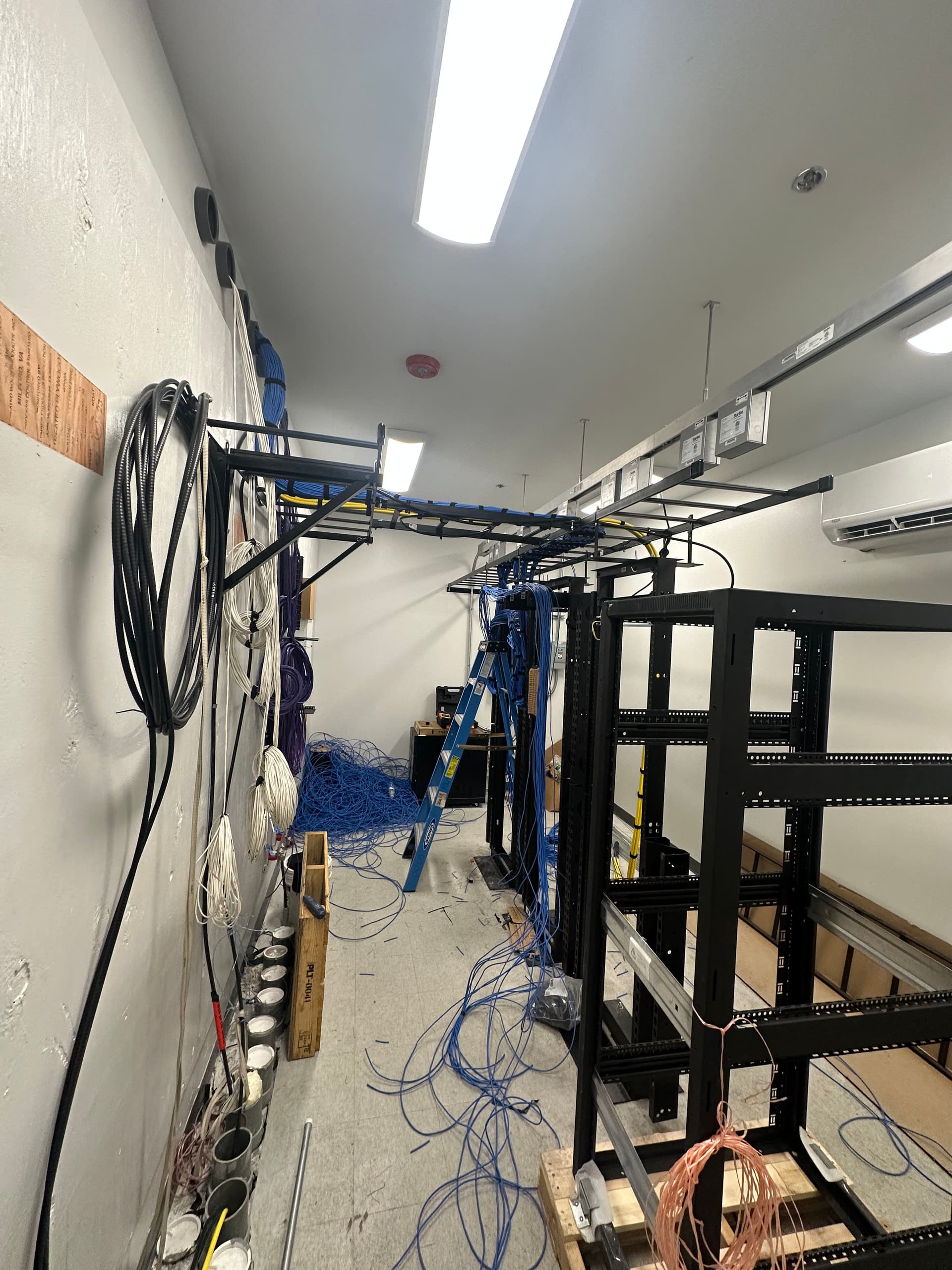 Gallery photos for Full Data Cabling and Fiber Install at a 1 Million Sq Ft Warehouse in Fairless Hills PA: Image #5